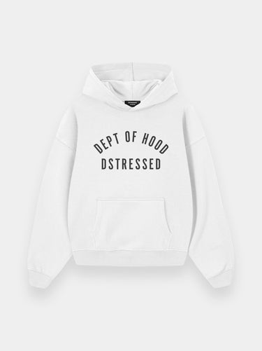 Dstressed Dept Of Hood White Hoodie