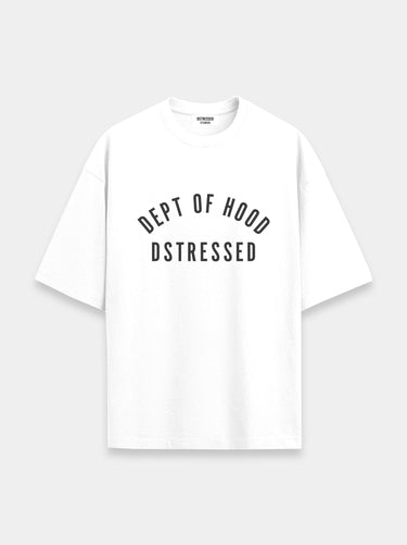Dstressed Dept Of Hood White Tee