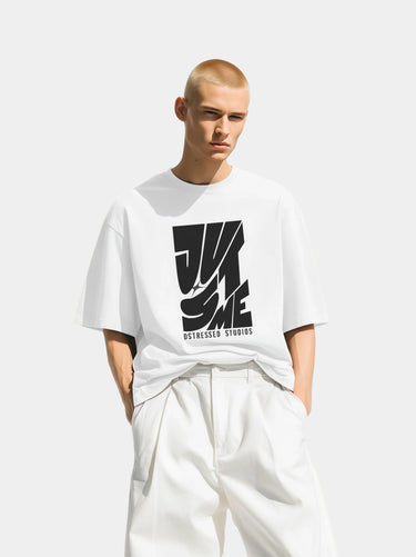 Dstressed Studios Just Me White Tee