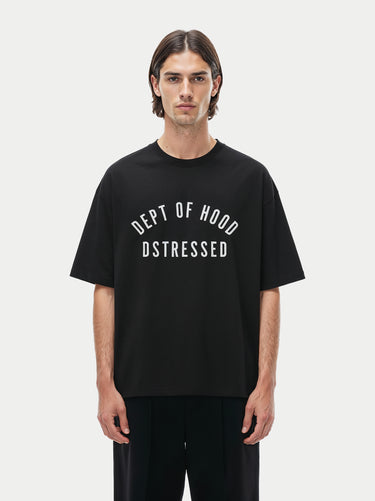 Dstressed Dept Of Hood White Logo Tee