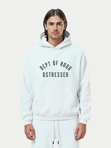 Dstressed Dept Of Hood White Hoodie