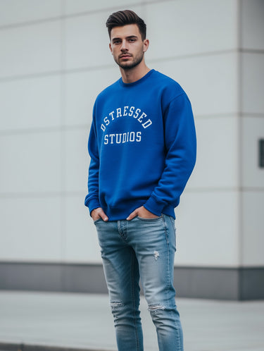 Dstressed Studios Blue Classic Sweater