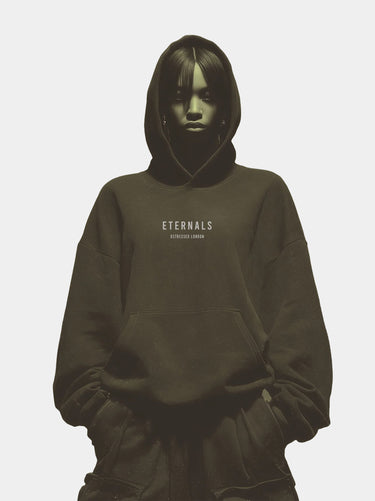 Eternals small logo Gray Hoodie