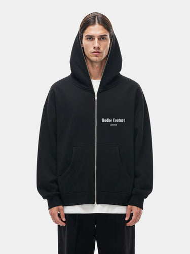Rudhe Full-Zip Boxy Hoodie