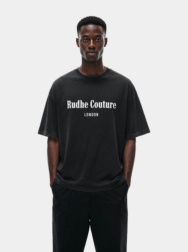 Rudhe Classic Vintage washed Black Tee