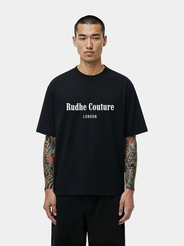 Rudhe Couture White On Black Tee