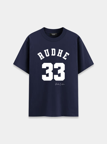 Rudhe Nr 33 Navy Blue Tee