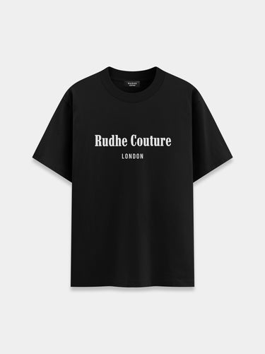 Rudhe Couture White On Black Tee